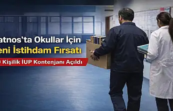 Patnos'ta eğitim kurumlarına destek personeli alınacak