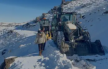 Patnos'ta kapanan su yolu açılırken facianın eşiğinden dönüldü