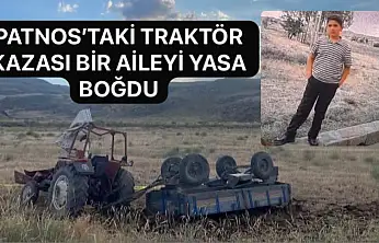 Patnos'taki traktör kazası bir aileyi yasa boğdu: 11 yaşındaki Burak Koç hayatını kaybetti