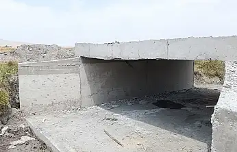 Patnos'un 4 köyünde 10 betonarme menfez tamamlandı