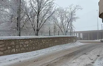 Sabah saatlerinde Diyadin'i sis kapladı