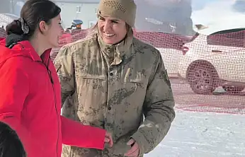 Şehit ve gazilerimizin emanetleri Küpkıran Kayak Tesisi'nde ağırlandı