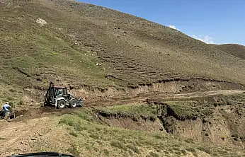 Taşlıçay'da heyelan tehlikesi ortadan kaldırıldı