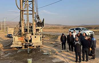 Taşlıçay'da içme suyu çalışmaları hızlandı kaymakam sahada inceleme yaptı