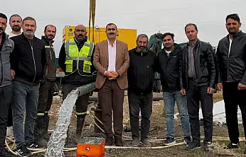 Taşlıçay'da saniyede 20 litre su sağlayacak yeni kaynak bulundu