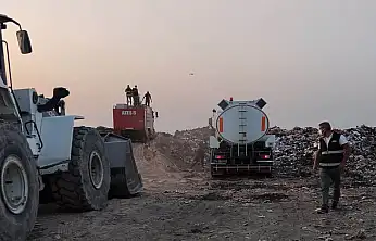 Taşlıçay itfaiyesi Iğdır'daki büyük yangın için seferber oldu