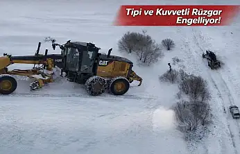 Tipi nedeniyle Ağrı'da bazı köy yolları kapandı