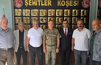 Tuğgeneral Mustafa Öztürk'ten şehit ve gazi ailelerine veda ziyareti