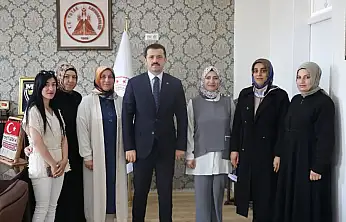 Tutak Kadın Kooperatifi'nden Kaymakam Ahmet Coşkun'a ziyaret