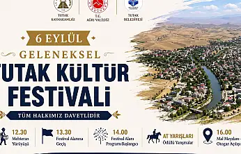 Tutak'ta geleneksel kültür festivali için geri sayım başladı