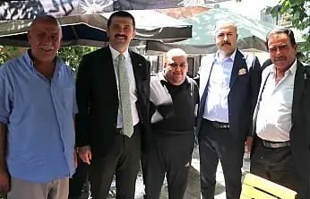 Tutak'ta Kaymakam Ahmet Coşkun vatandaşlarla bir araya geldi