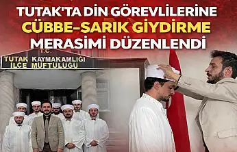 Tutak'ta yeni din görevlileri resmen göreve başladı