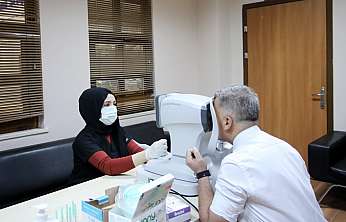 Üniversitede personel sağlık taramaları başladı