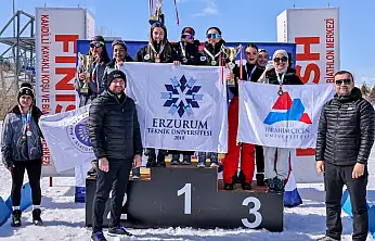 Üniversitelerarası kış oyunlarında AİÇÜ farkı