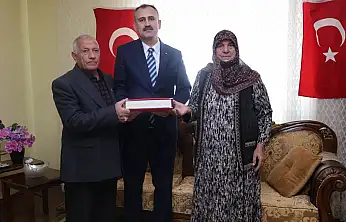 Vali Bozkurt'un ilk durağı şehit aileleri oldu