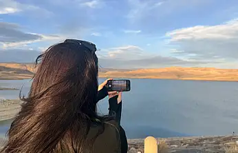 Yazıcı Barajı'nda sonbahar sessizliği