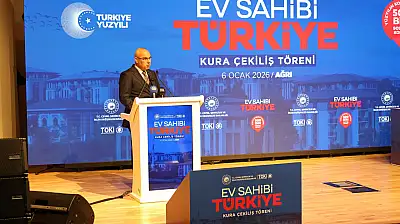 Ağrı'da 2 bin 840 konut için kura çekimi yapıldı