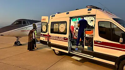 Ağrı'da 6 aylık bebek yoğun bakımdan Ankara'ya sevk edildi