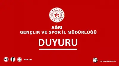 Ağrı'da geleceğin sporcuları için başvurular başlıyor