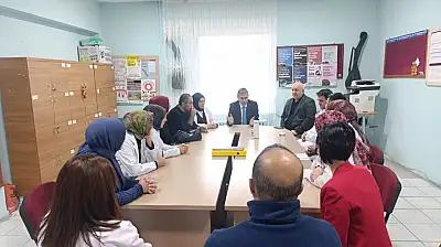 Ağrı'da İl Milli Eğitim Müdürü Çakan Eğitim Müfettişleriyle bir araya geldi