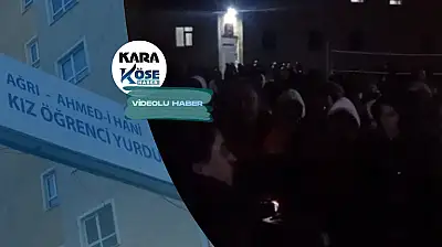 Ağrı'da kız yurdunda koku paniği: Öğrenciler geceyi dışarıda geçirdi