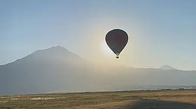Ağrı'da sıcak hava balonu uçuşları için resmi onay