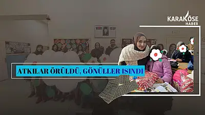 Ağrı'da üniversiteli gençler kendi ördükleri atkıları çocuklara ulaştırdı