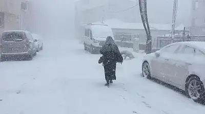 Ağrı için kuvvetli rüzgar ve yoğun kar yağışı uyarısı