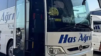 Ağrı-İzmir seferini yapan yolcu otobüsü yolcusu için güzergâh değiştirdi