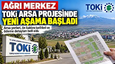 Ağrı TOKİ arsa yerleri belli oldu! Ön katılım ve ödeme detayları açıklandı