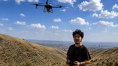 Ağrılı iş insanı Kahraman'dan Ziraat Odası'na zirai dron desteği