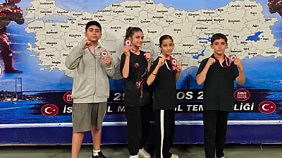 Ağrılı sporcular Türkiye Şampiyonası'ndan 4 madalyayla döndü
