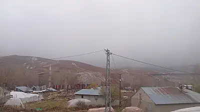 Boz Toprak karla kaplandı, Dede Maksut'u sis sardı