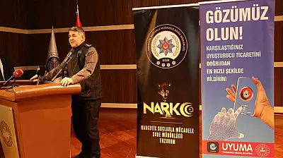 Erzurum'da gençlere uyuşturucu uyarısı: Birlikte mücadele çağrısı yapıldı