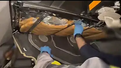 Gürbulak'ta 80 kiloya yakın uyuşturucu ele geçirildi