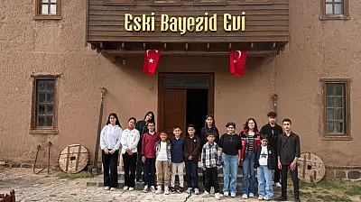 İshak Paşa Sarayı'nı ilk kez gören Tutaklı çocuklar şaşkınlıklarını gizleyemedi