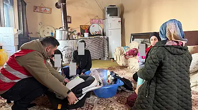 Kızılay'dan anne ve bebek için anlamlı yardım