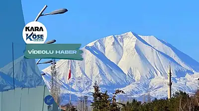 Kösedağ'ın beyaz örtüsü şehre ayrı bir güzellik kattı