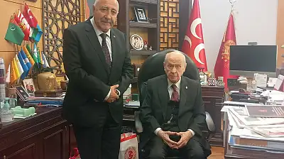 MHP Ağrı İl Başkanı Aktaş, Devlet Bahçeli ile görüştü
