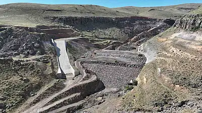 Patnos'ta çiftçinin kaderini değiştirecek barajda sona yaklaşıldı