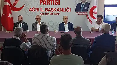 Yeniden Refah Partisi Ağrı teşkilatı ile seçim planlamasını görüştü