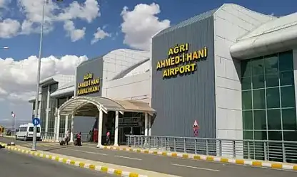 Ağrı Ahmed-i Hani Havalimanı 2,5 milyon yolcu kapasitesiyle hizmet veriyor