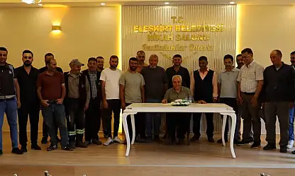 Eleşkirt Belediyesi'nde en düşük maaş 50 bin lira oldu