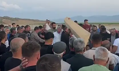 Yaylada öldürülen Ağit Bozman gözyaşları arasında son yolculuğuna uğurlandı