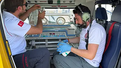 720 gramlık bebeğin yaşam mücadelesinde hava ambulansı seferber oldu