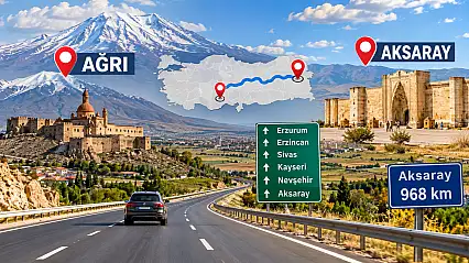 Ağrı Aksaray Arası Kaç Km, Kaç Saat? Güzergah ve Yol Tarifi
