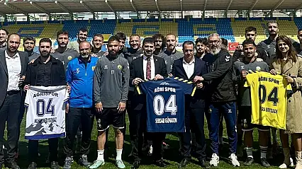 Ağrı Barosu'ndan Ağrı Spor'a destek ziyareti
