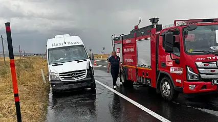 Ağrı'da faciaya ramak kala! Yola akan akaryakıt için zamanla yarış