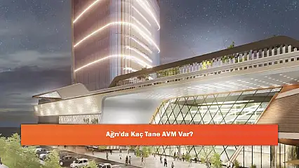 Ağrı'da Kaç Tane AVM Var?