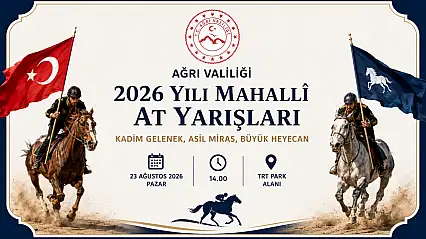Ağrı'da kadim gelenek mahallî at yarışları için geri sayım başladı